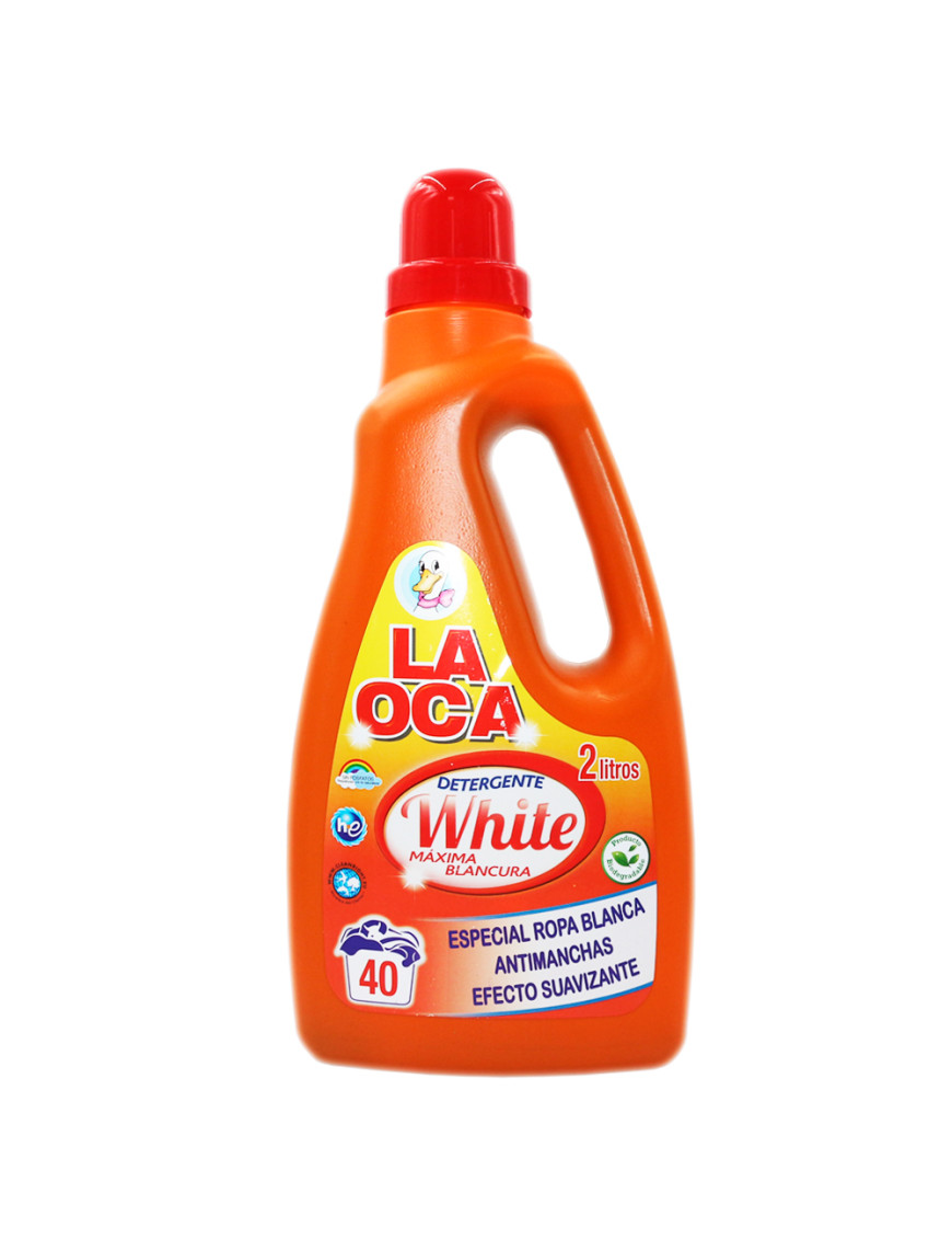 LA OCA DETERGENTE LIQUIDO X 2 LT WHITE