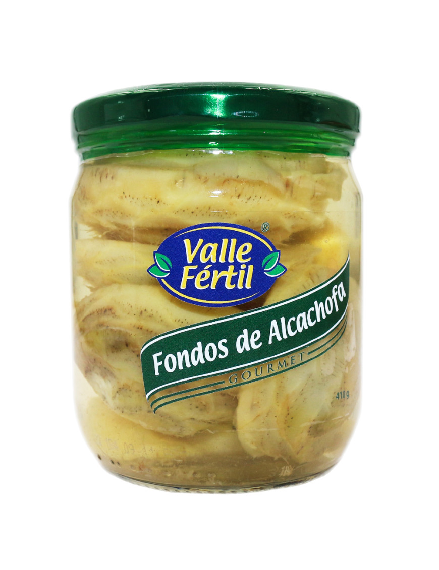 VALLE FERTIL FONDOS DE ALCACHOFAS FCO X 410 GR.