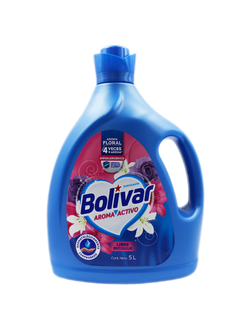 BOLIVAR SUAVIZANTE LIBRE ENJUAGUE GL X 5 LT. FLORAL