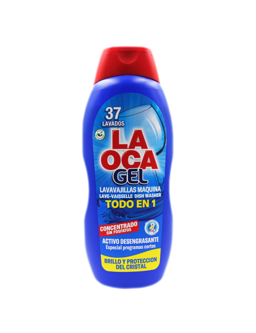 LA OCA LAVAVAJILLA GEL PARA MAQUINA  X 740 ML.TODO EN 1