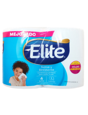 ELITE P.H. CELESTE DOBLE HOJA X 4 UN.