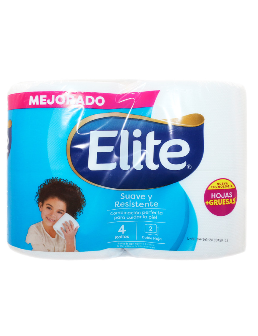 ELITE P.H. CELESTE DOBLE HOJA X 4 UN.