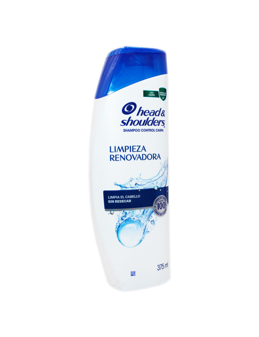 HEAD & SHOULDERS SHAMPOO X 375 ML. LIMPIEZA RENOVADORA