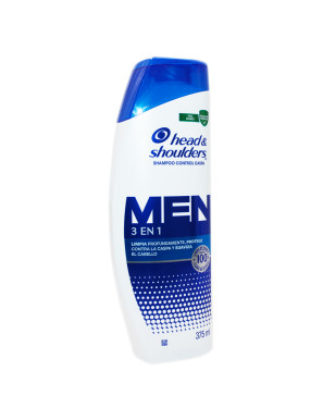 HEAD & SHOULDERS SHAMPOO X 375 ML. MEN 3 EN 1