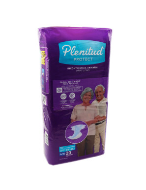 PLENITUD PAÑAL ADULTO X 20 UN GRANDE/EXTRA GRANDE (G/XG) (EMP MORADO)