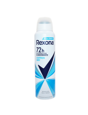 REXONA DESODORANTE SPRAY WOMEN X 150 ML. COTTON DRY