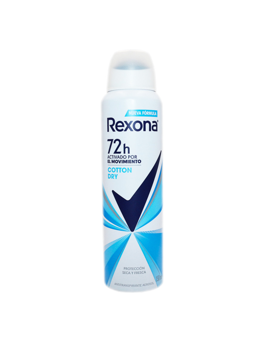 REXONA DESODORANTE SPRAY WOMEN X 150 ML. COTTON DRY