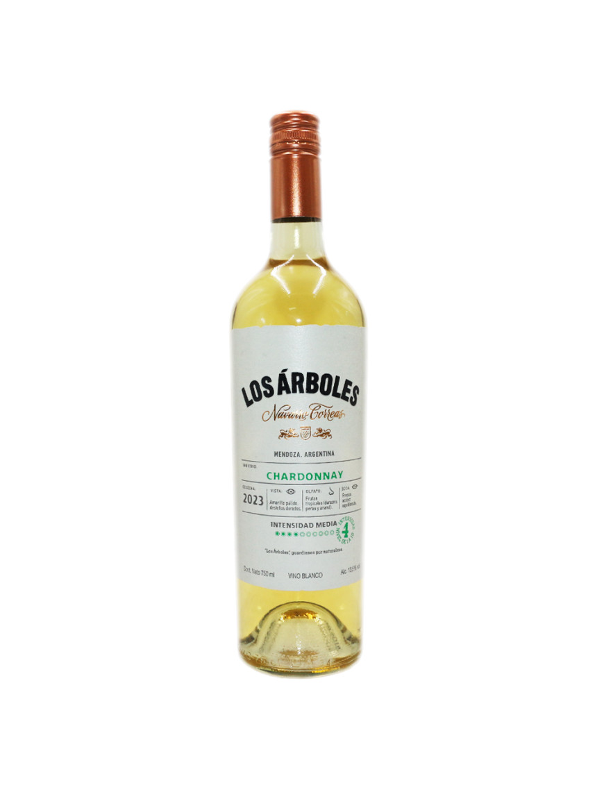 VINO NAVARRO CORREA LOS ARBOLES X 750 ML. CHARDONNAY