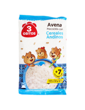 3 OSITOS AVENA CEREALES...