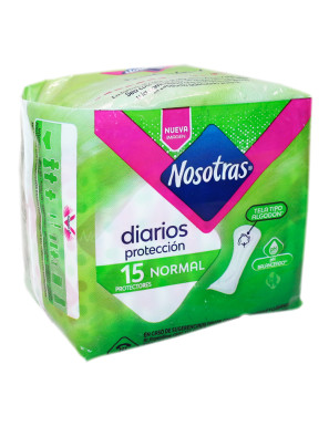 NOSOTRAS PROTECTORES CORTOS X 15 UN.