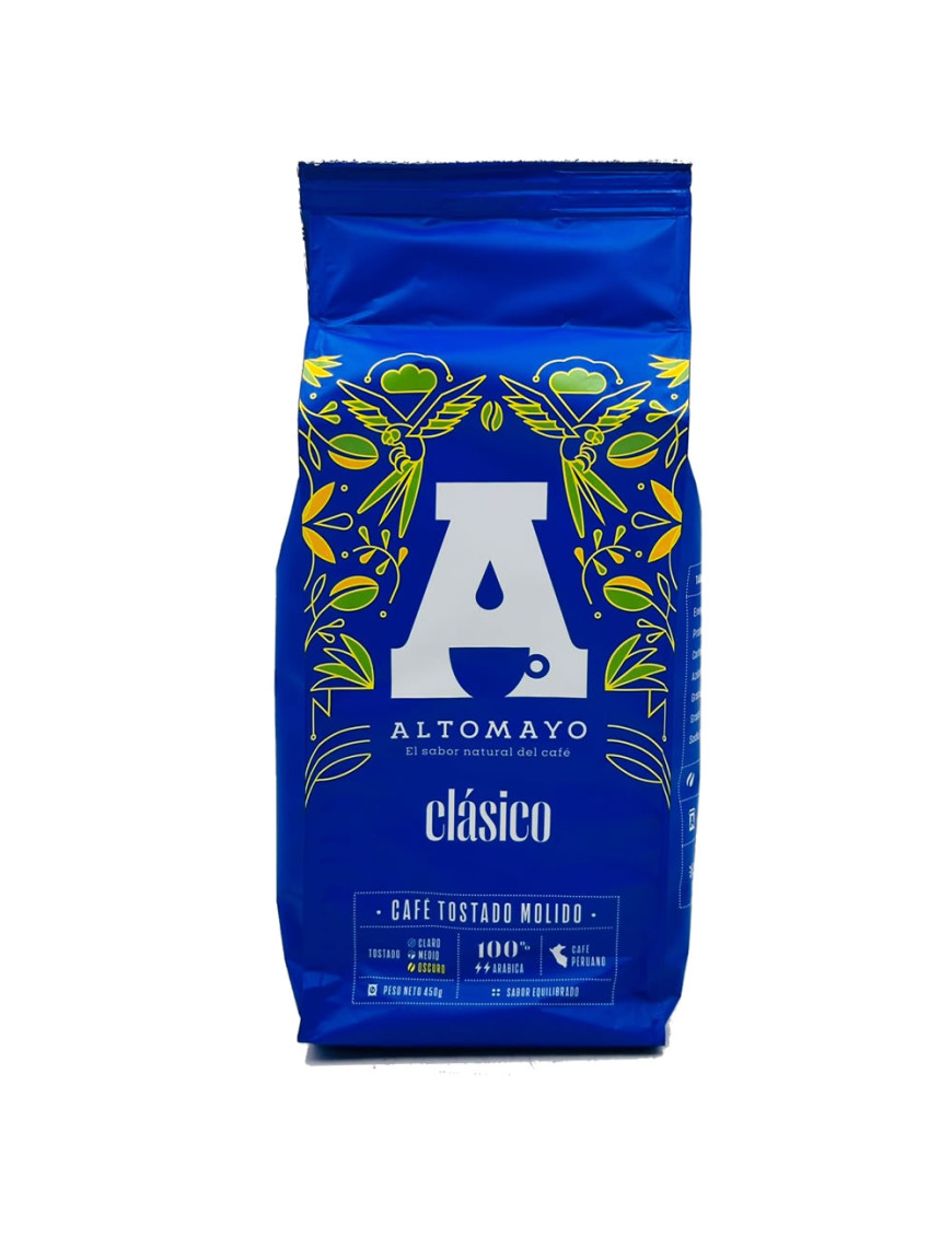 ALTOMAYO CAFE TOSTADO MOLIDO X 450 GR. CLASICO