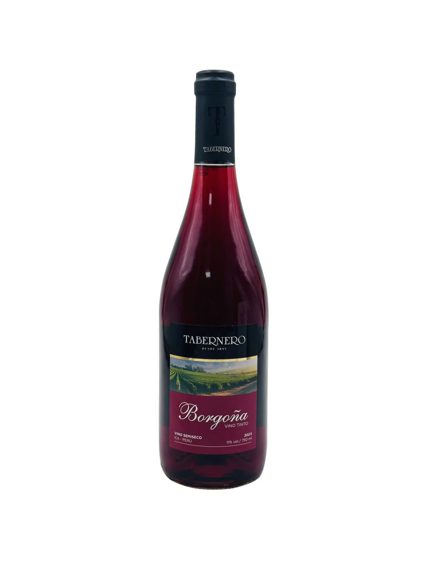 TABERNERO VINO SEMI-SECO BORGOÑA X 750 ML