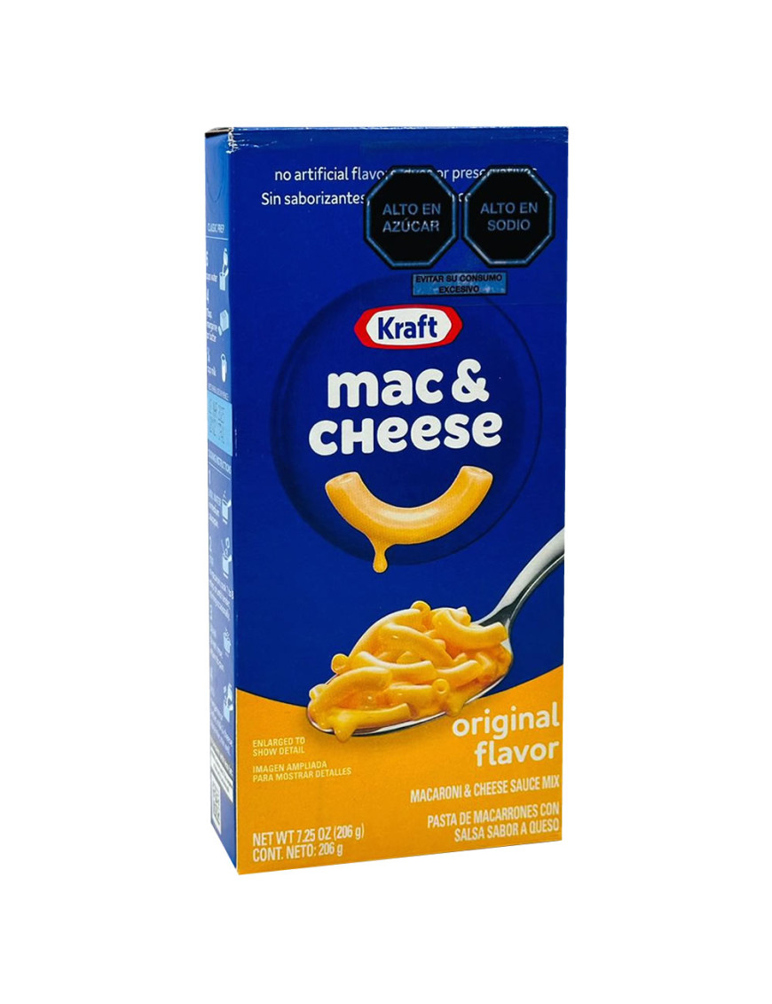 KRAFT MACARRONI & CHESSE X 206 GR ORIGINAL