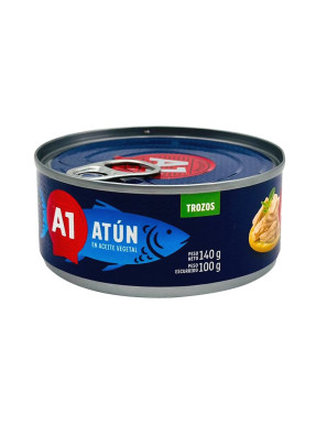 A-1 TROZOS DE ATUN X 140 GR.