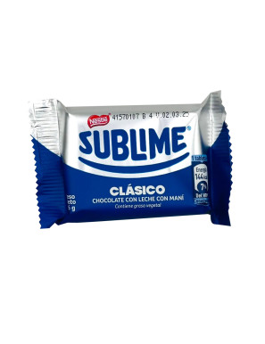 SUBLIME CHOCOLATE CLASICO X 26 GR