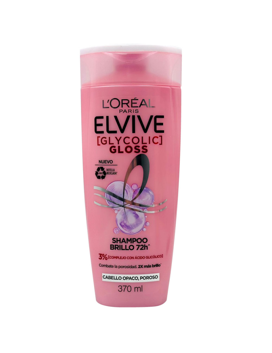 LOREAL ELVIVE SHAMPOO X 370 ML GLOSS CABELLO OPACO