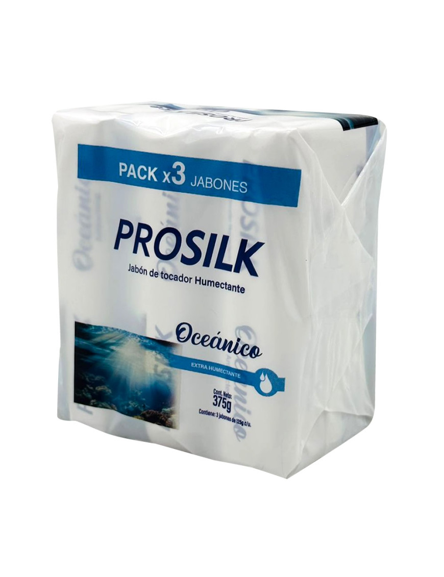 PROSILK JABON TOCADOR X 125 GR. OCEANICO X 3 UN.