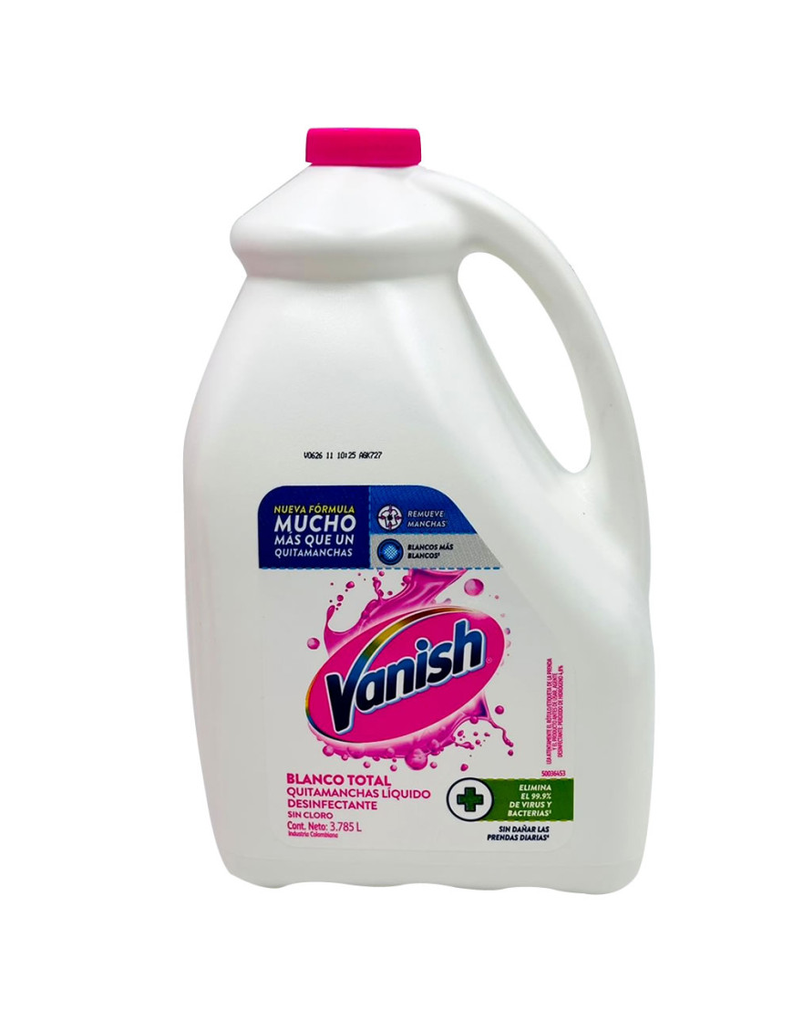 VANISH QUITAMANCHAS LIQUIDO GALON X 3.785 ML BLANCO TOTAL