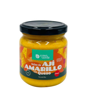 CASA VERDE SALSA AJI AMARILLO CON QUESO FC0 X 190 GR