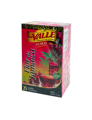 DEL VALLE X 25 UN. TE FLOR DE JAMAICA