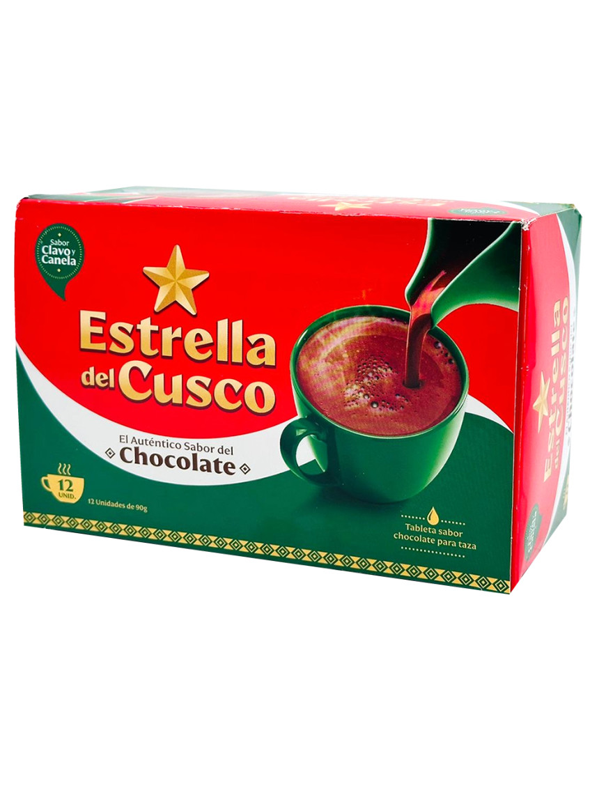 ESTRELLA DEL CUSCO CHOCOLATE PARA C/C TAZA X 90 GR