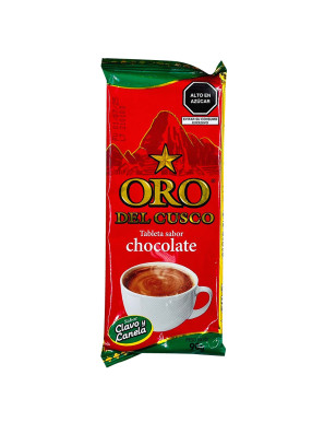 ORO DEL CUZCO CHOCOLATE PARA TAZA X 90 GR CANELA Y CLAVO