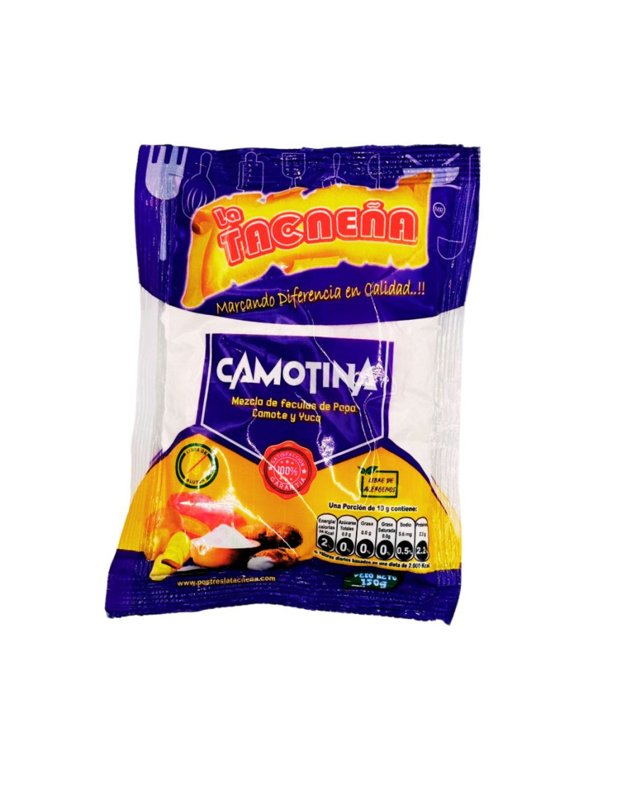 LA TACNEÑA CAMOTINA SOBRE X 150 GR.