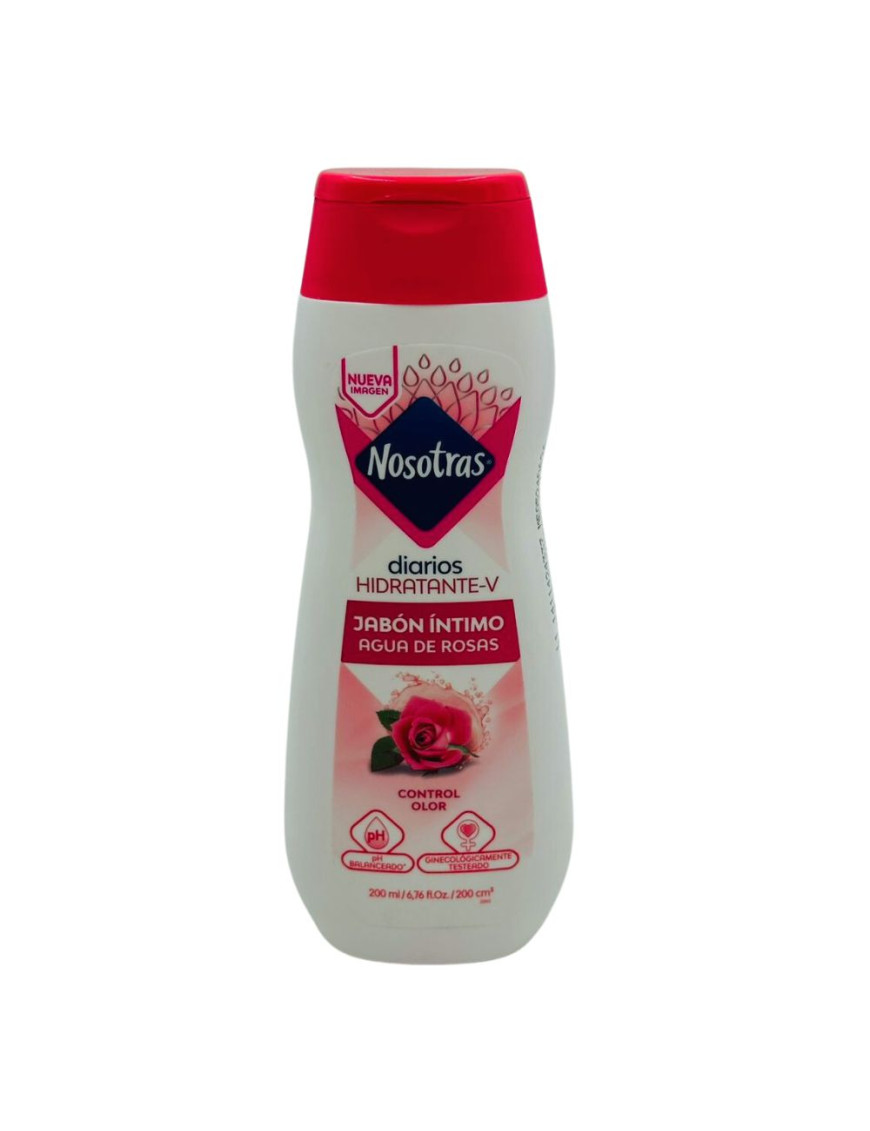 NOSOTRAS JABON INTIMO X 200 ML. AGUA DE ROSAS