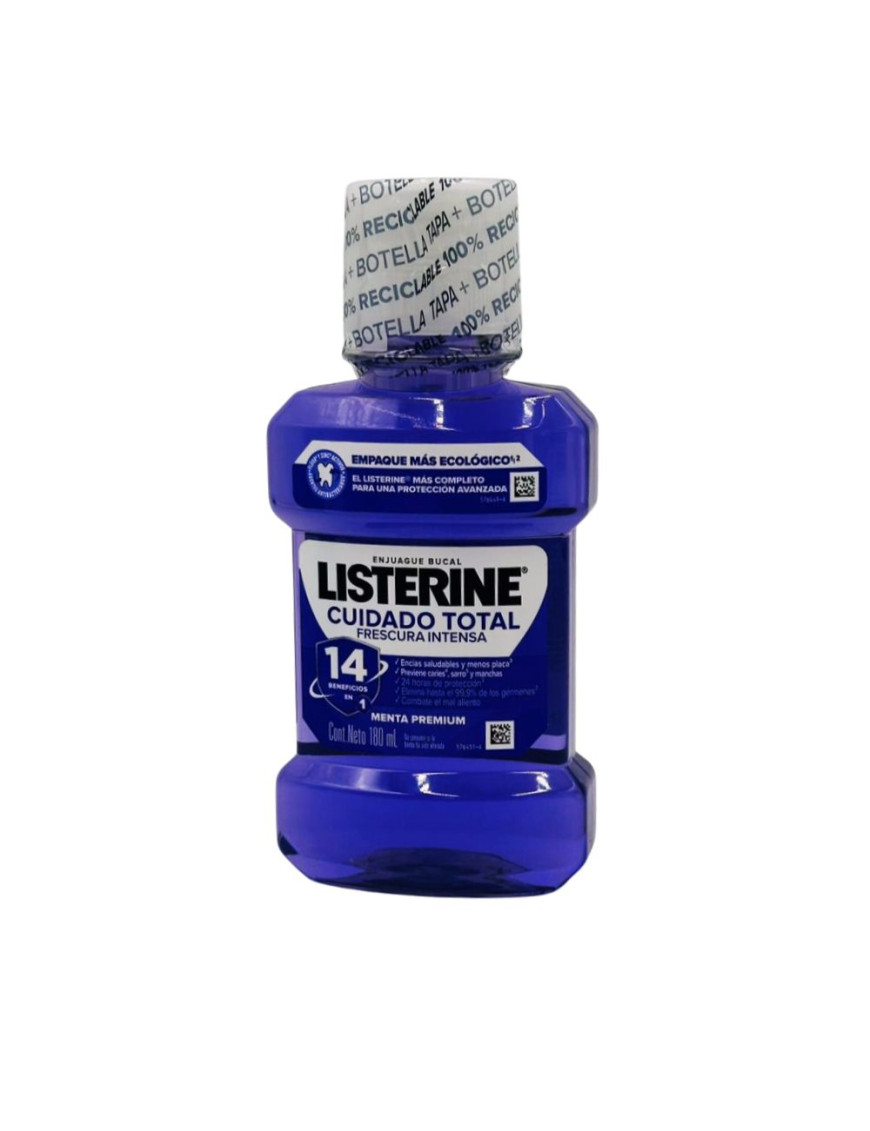 LISTERINE X 180 ML. CUIDADO TOTAL