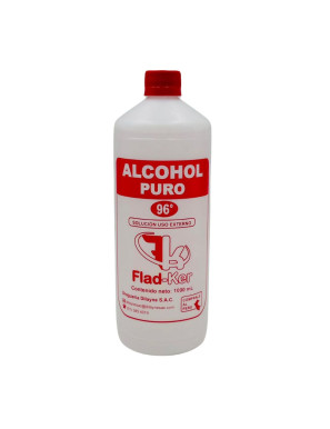 ALCOHOL PURO 96° FLADKER BT X 1 LT