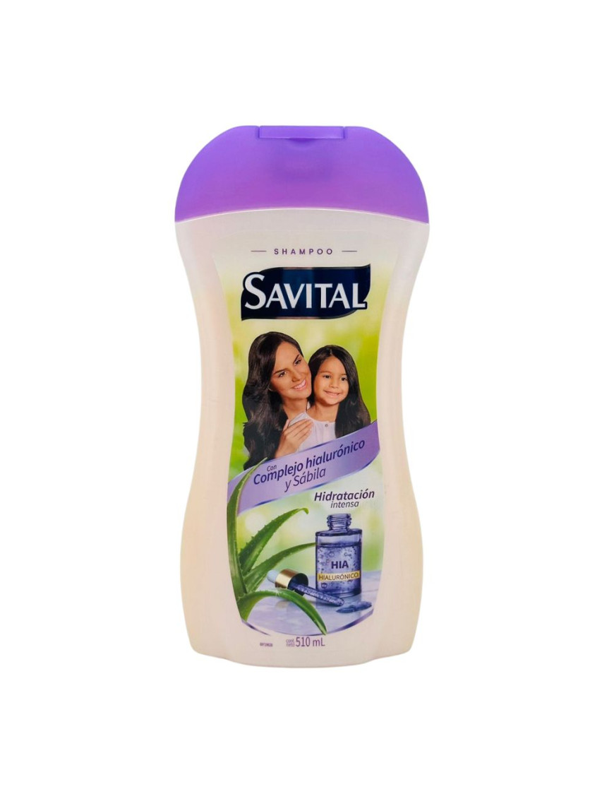 SAVITAL SHAMPOO X 510 ML. HIALURONICO Y SABILA