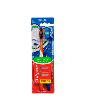 COLGATE CEPILLO DENTAL TRIPLE ACCION DUO PACK