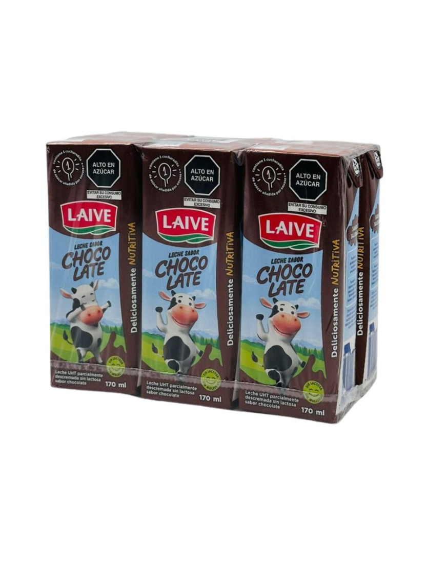 LAIVE LECHE CHOCOLATADA X 170 ML. SIX PACK