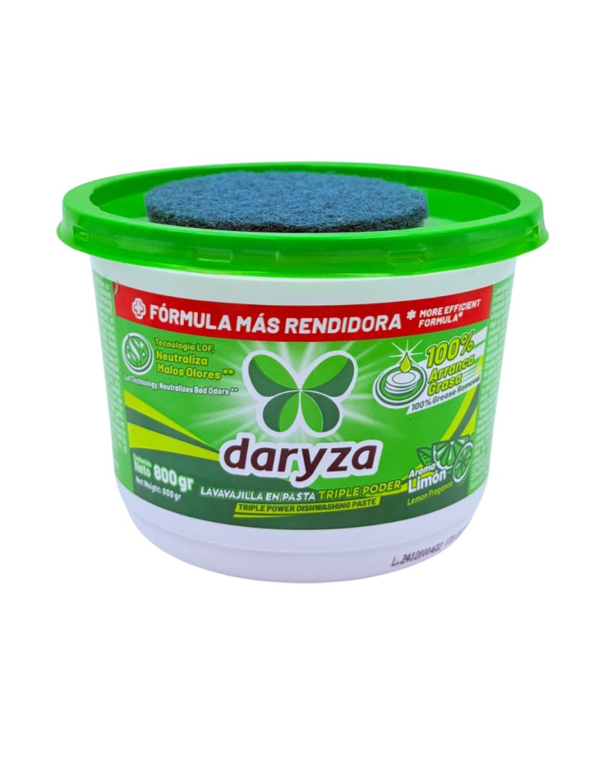 DARYZA LAVAVAJILLA POTE X 800 GR LIMON