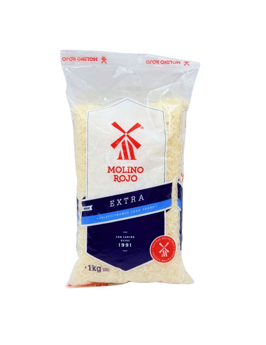 ARROZ MOLINO ROJO EXTRA X 1KG. (EXO-GV)