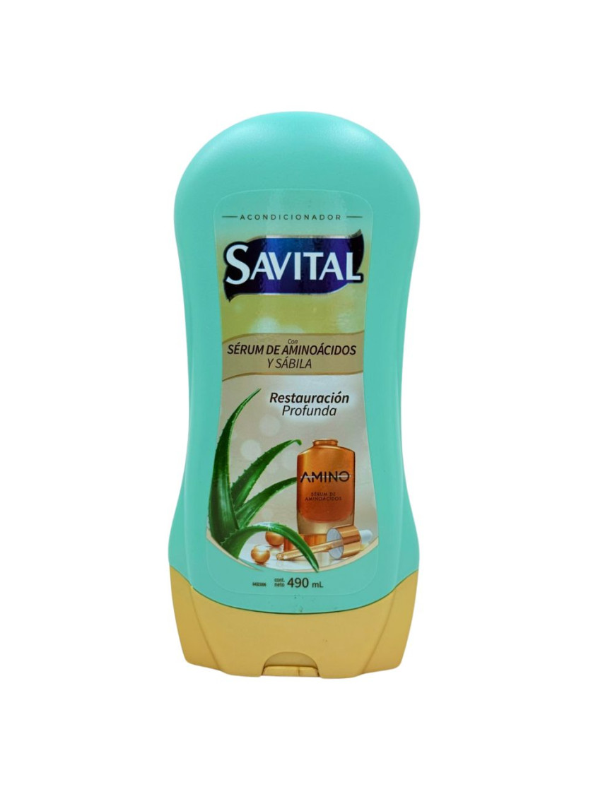 SAVITAL ACONDICIONADOR X 490ML. AMINOACIDOS Y SABILA