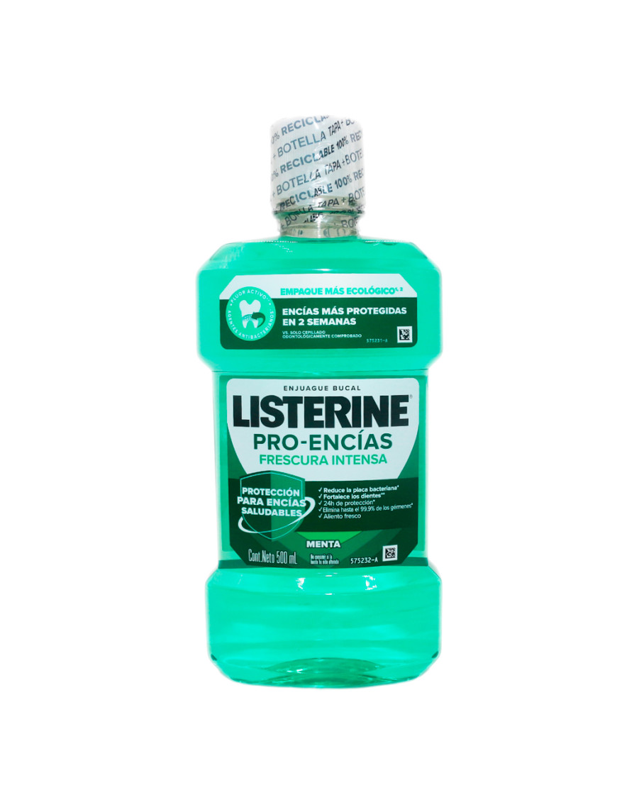 LISTERINE X 500 ML. PRO-ENCIAS MENTA