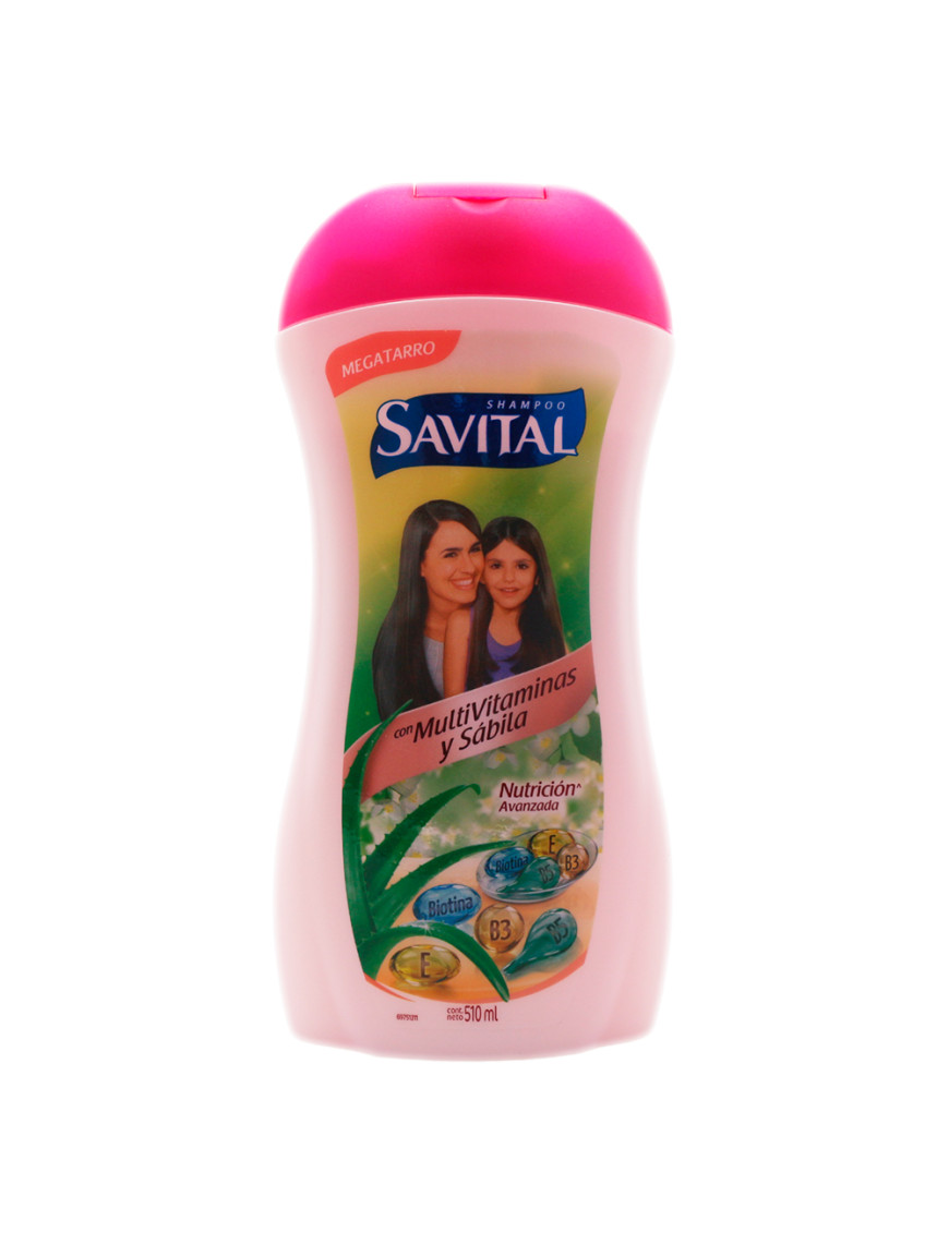 SAVITAL SHAMPOO X 510 ML. MULTIVITAMINA Y SABILA