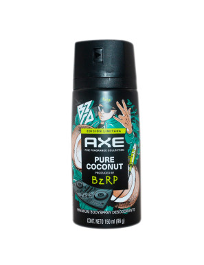 AXE DESODORANTE SPRAY X 150 ML. PURE COCONUT