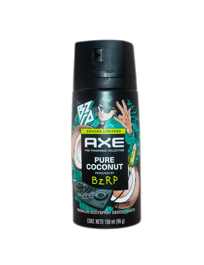 AXE DESODORANTE SPRAY X 150 ML. PURE COCONUT