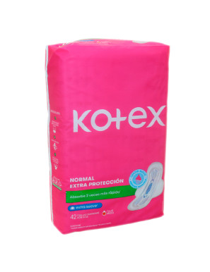 KOTEX TOALLAS X 42 UN.TELA NORMAL