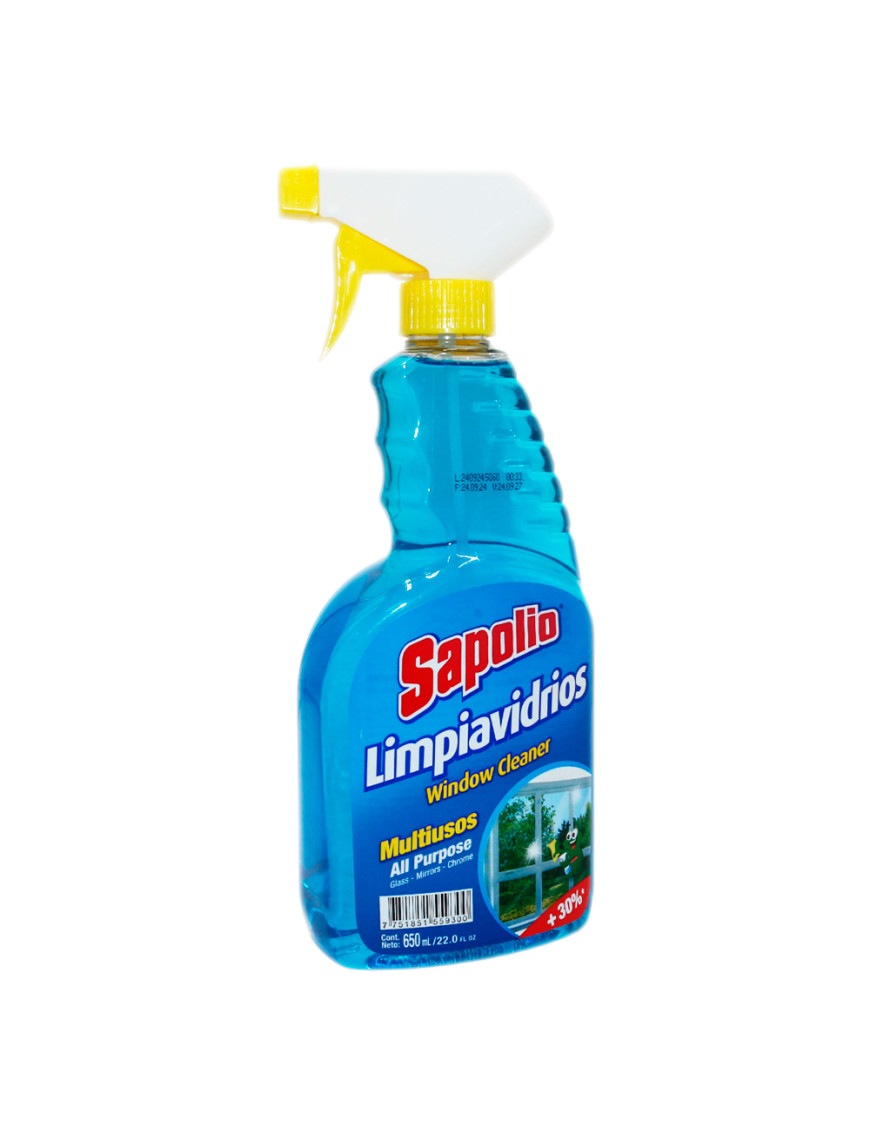SAPOLIO LIMPIAVIDRIOS GATILLO X 650 ML