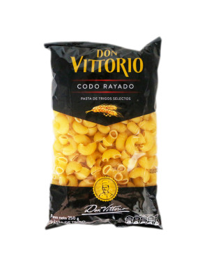 DON VITTORIO FIDEO SOPA X 250 GR. CODO RAYADO