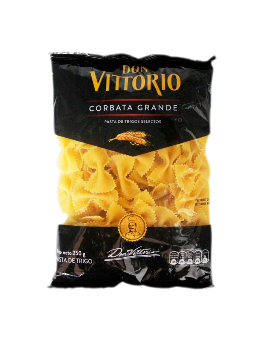 DON VITTORIO FIDEO SOPA X 250 GR. CORBATA GRANDE