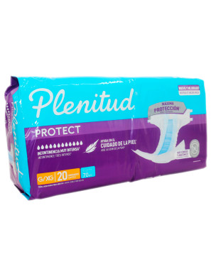 PLENITUD PAÑAL ADULTO X 20 UN GRANDE/EXTRA GRANDE (G/XG) (EMP MORADO)