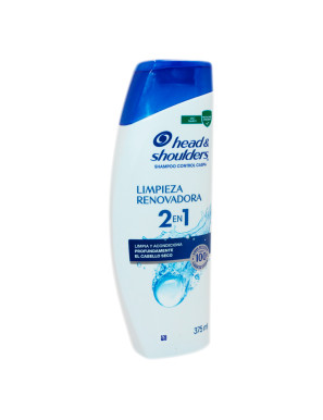 HEAD & SHOULDERS SHAMPOO X 375 ML. LIMPIEZA RENOVADORA 2 EN 1