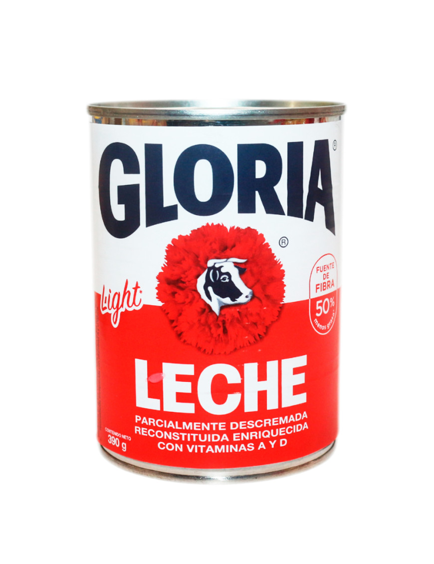 GLORIA LECHE TARRO LIGHT ROJA GDE X 390 GR.
