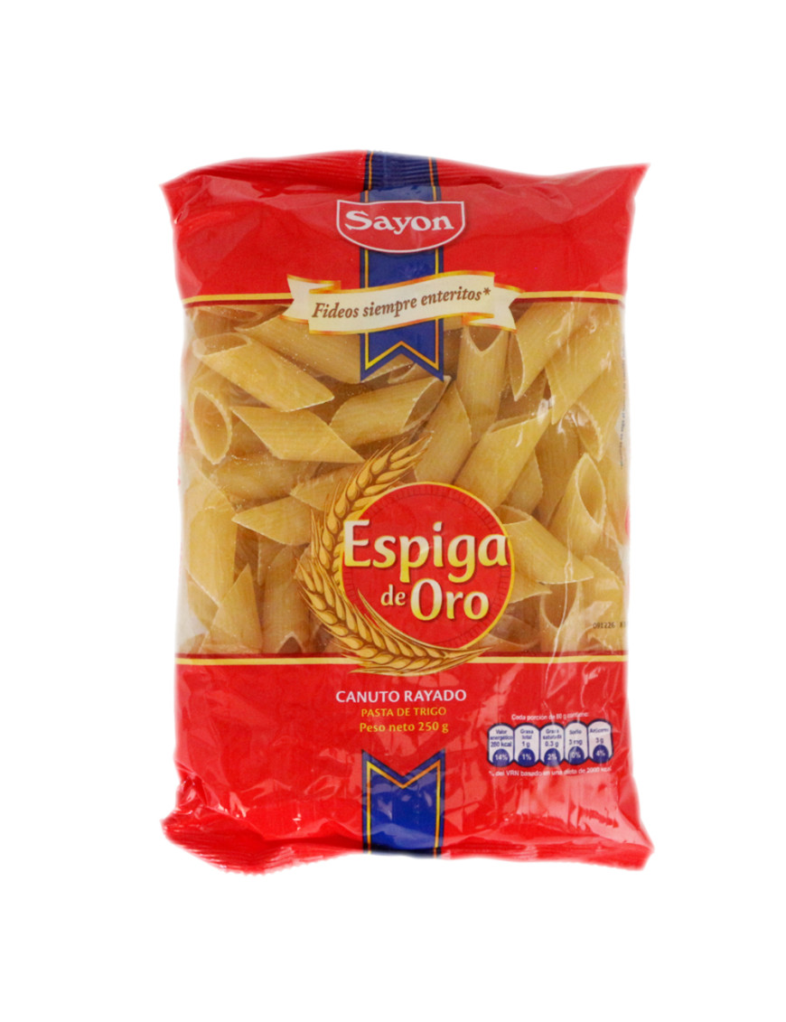 ESPIGA DE ORO FIDEO SOPA X 250 GR. CANUTO RAYADO