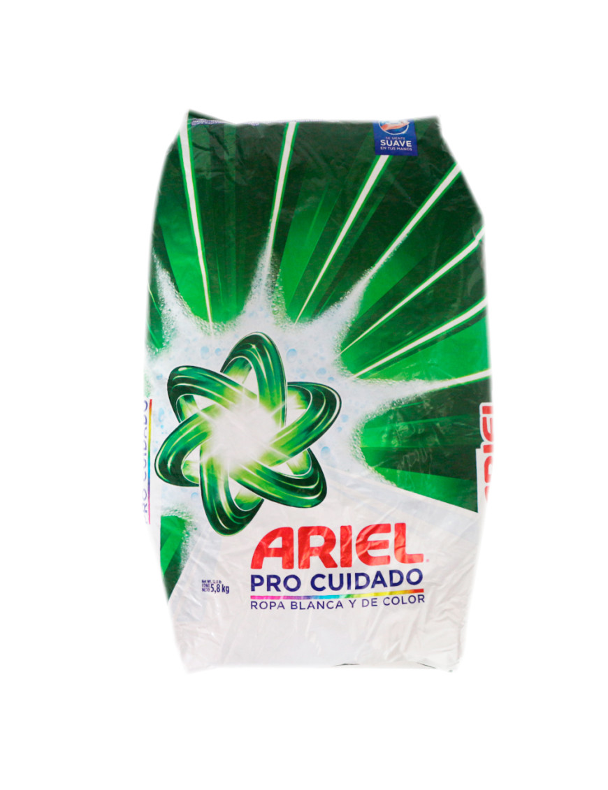 ARIEL DETERGENTE PRO CUIDADO X 5.8 KG.