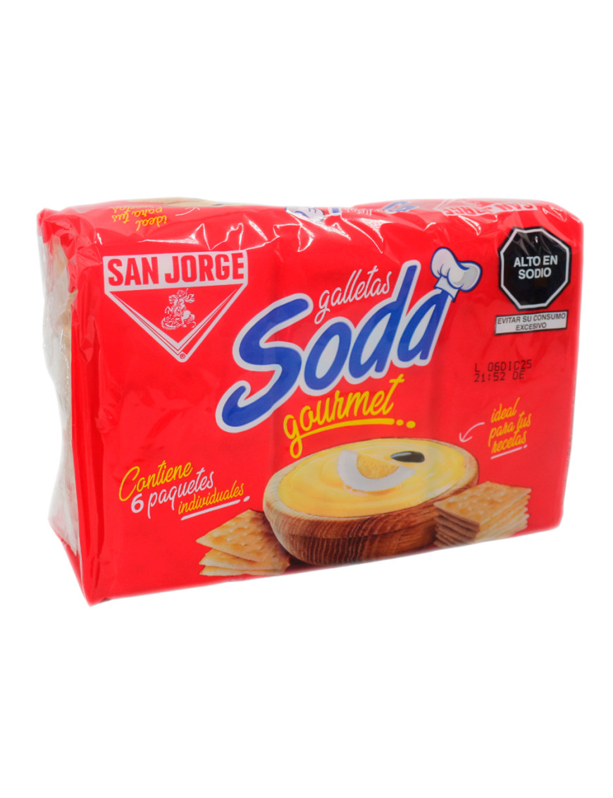 SAN JORGE SODA  GOURMET PACK X 250 GR.